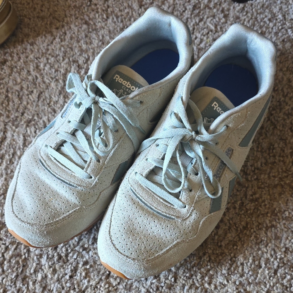 Reebok Sky Blue Athletic Shoes